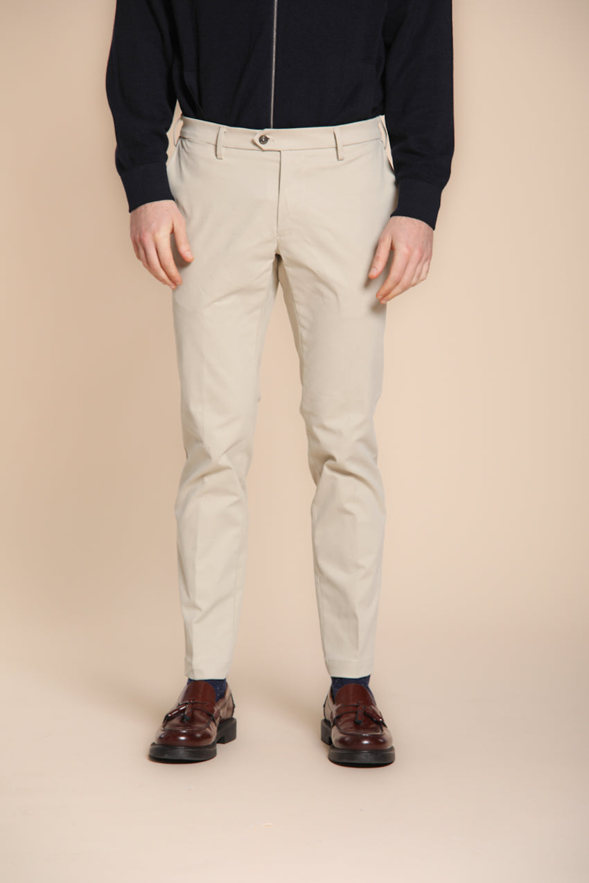 Foto 1 New York pantalone chino uomo in gabardina tinto pezza regular fit