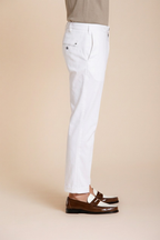 New York pantalone chino uomo in gabardina stretch regular fit ①