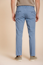 New York pantalone chino uomo in gabardina stretch regular fit ①