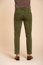 New York pantalone chino uomo in gabardina stretch regular fit ①