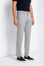 New York pantalone chino uomo in gabardina stretch regular fit ①