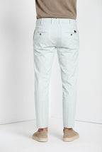 New York pantalone chino uomo in gabardina stretch regular fit ①