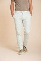 New York pantalone chino uomo in gabardina stretch regular fit ①