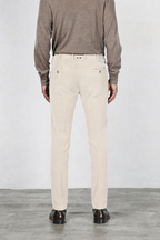 New York pantalone chino uomo in velluto 2000 righe stretch regular fit ①
