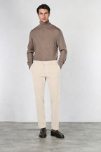 New York pantalone chino uomo in velluto 2000 righe stretch regular fit ①