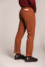 Foto 4 New York Time 2 Pinces pantalone chino uomo in cotone lana regular fit