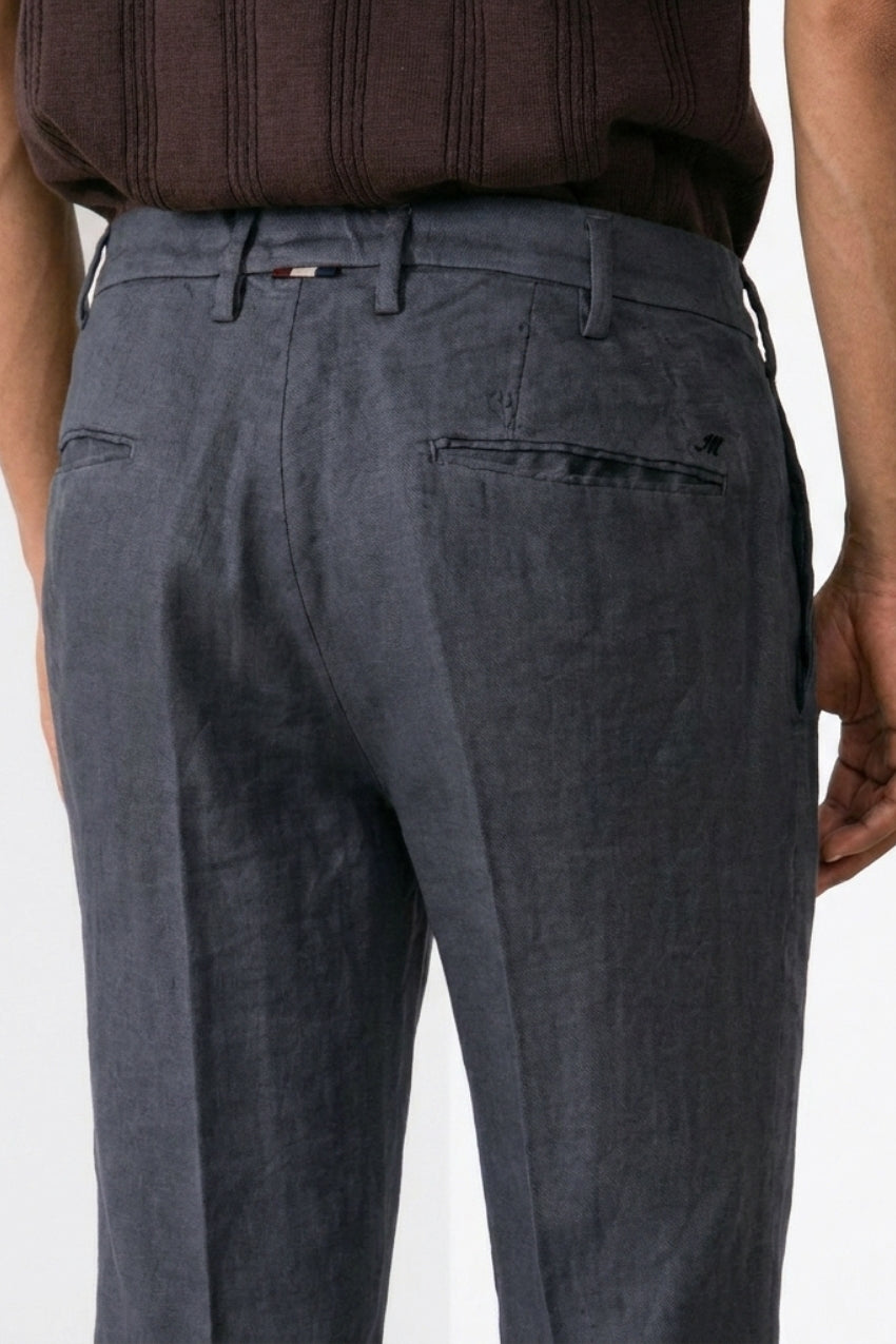 Dettaglio vita pantalone chino uomo New York Icon Flex Mason's carta da zucchero in twill SS26