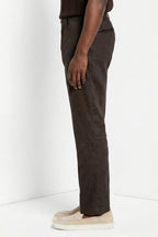 New York Icon Flex pantalone chino uomo in twill lino e cotone regular fit