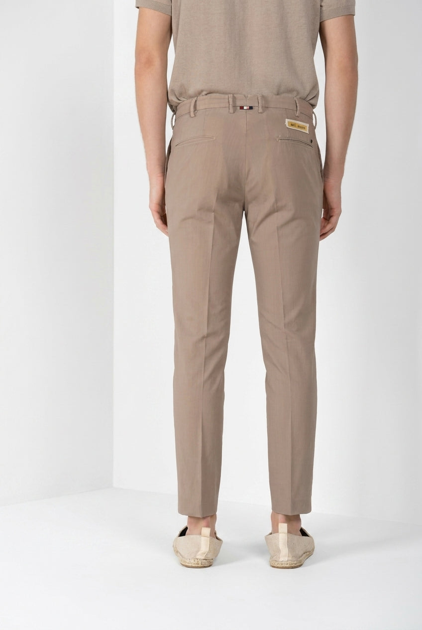 New York pantalone chino uomo in twill lana regular fit