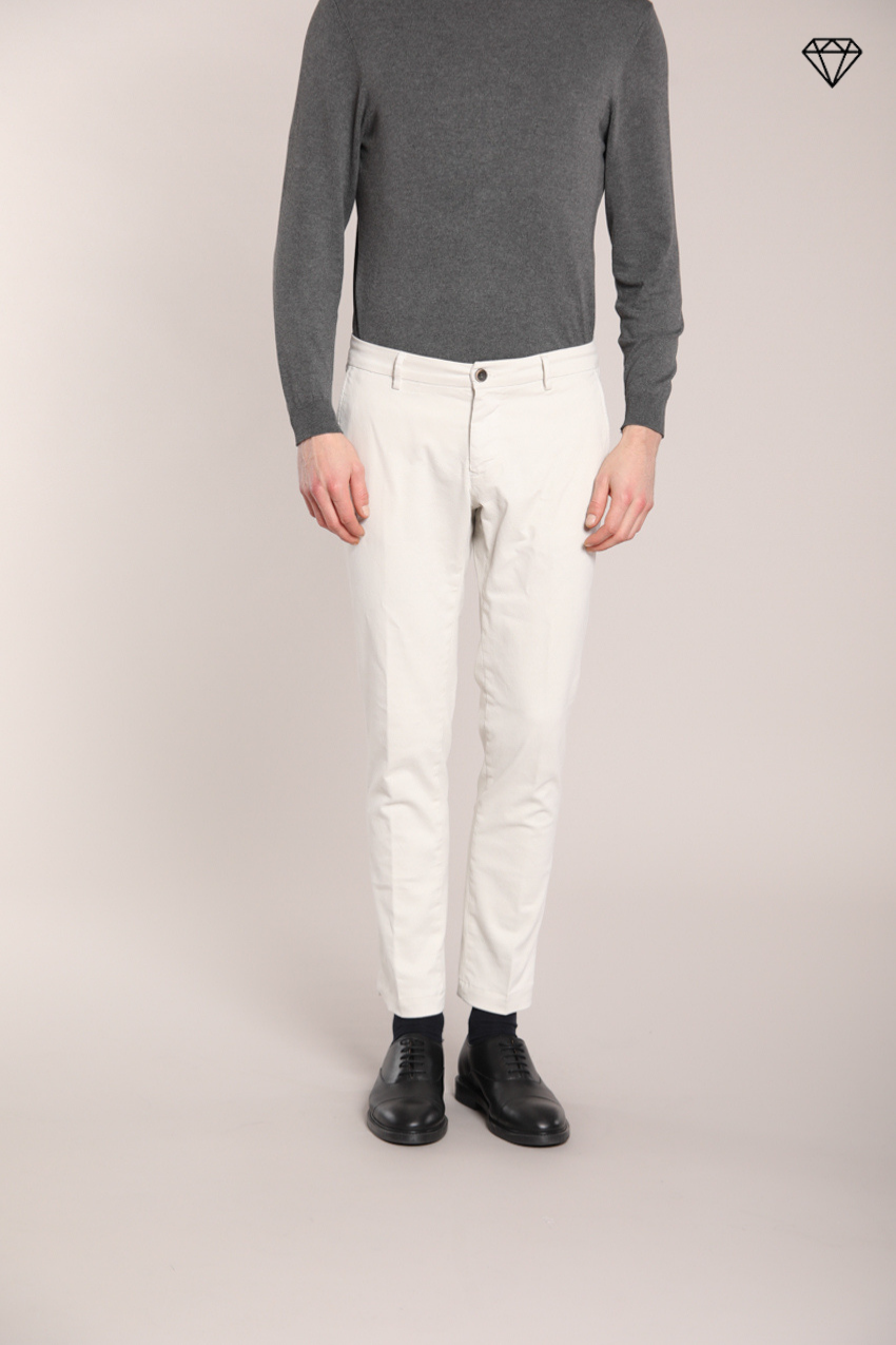 Milano Herren Chino Hose in Gabardine Stretch Extra Slim Fit ①