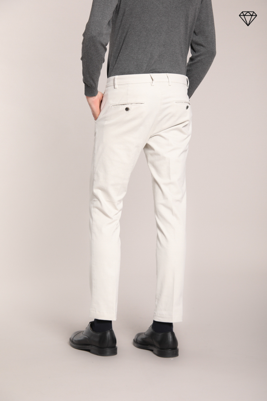 Milano Herren Chino Hose in Gabardine Stretch Extra Slim Fit ①