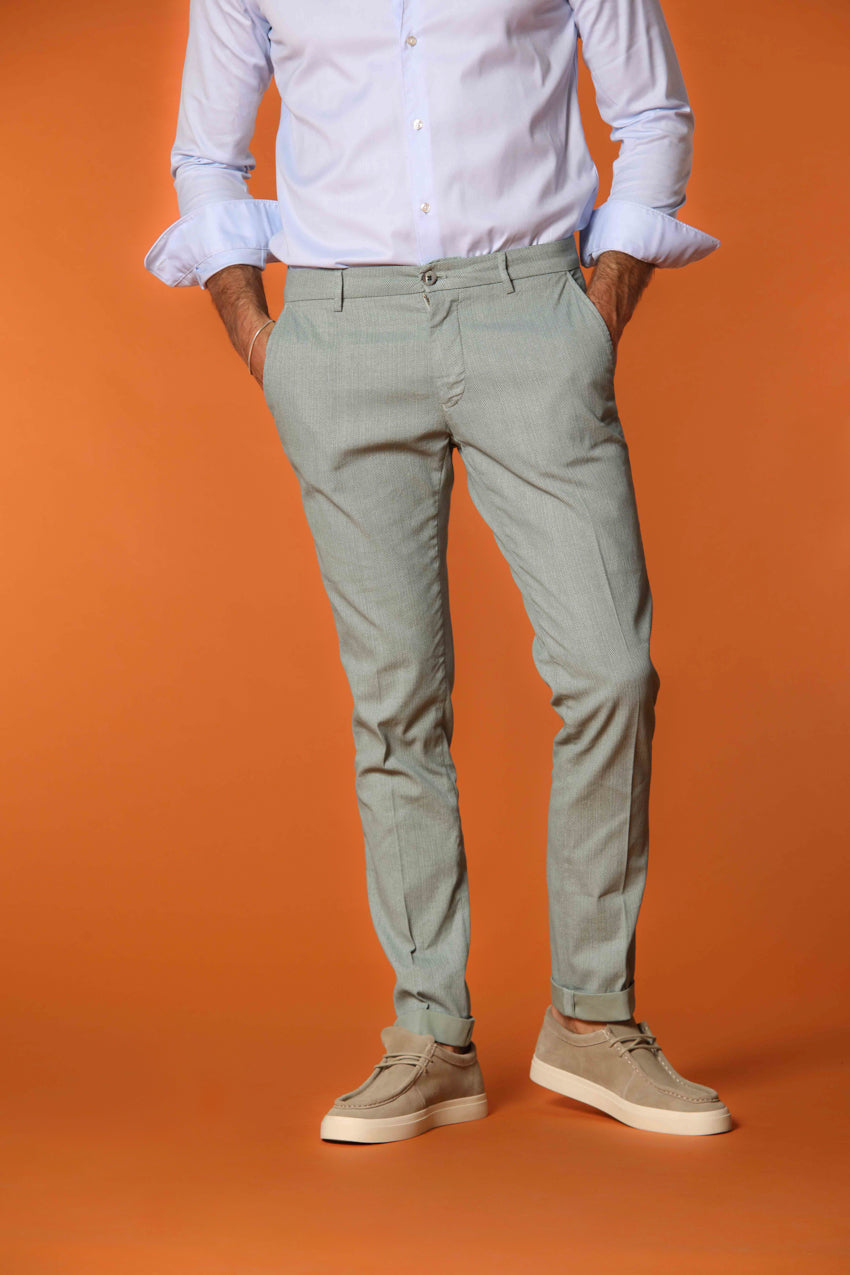 Milano Herren Chino-Hose in Resca Extra Slim Fit