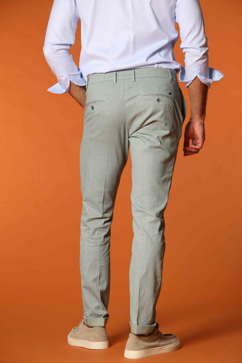 Milano Herren Chino-Hose in Resca Extra Slim Fit