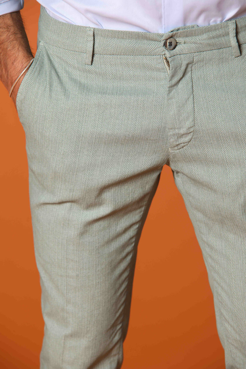 Milano Herren Chino-Hose in Resca Extra Slim Fit