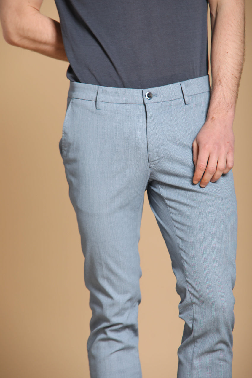 Milano Herren Chino-Hose in Resca Extra-Slim Fit