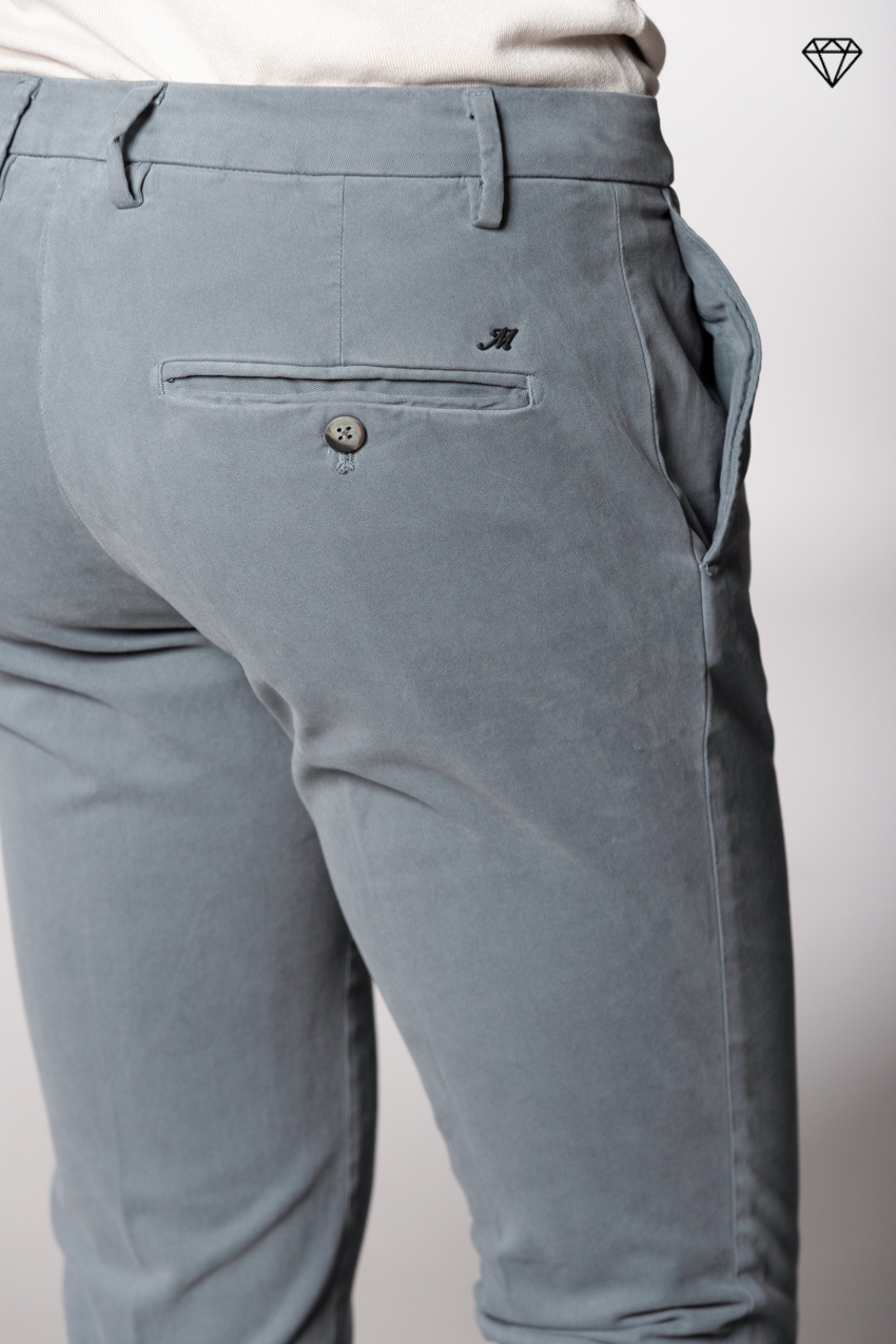 Milano Herren Chino Hose in Gabardine Stretch Extra Slim Fit ①