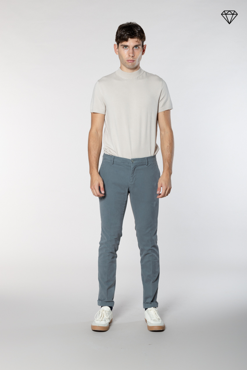 Milano Herren Chino Hose in Gabardine Stretch Extra Slim Fit ①