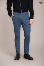 Milano Herren Chino Hose in Gabardine Stretch Extra Slim Fit ①