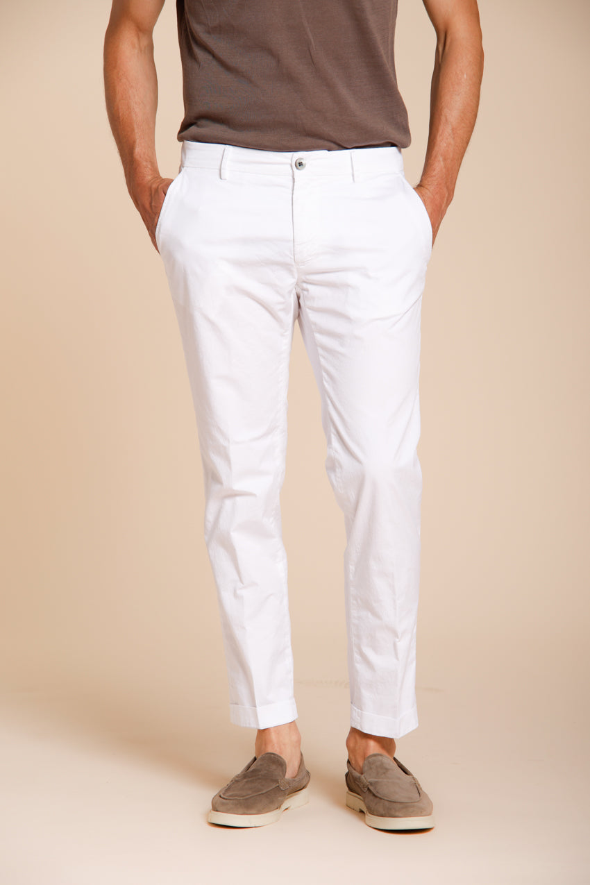 Milano Hose Chino Herren aus Stretch-Gabardine extra slim fit ①