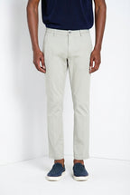 Milano pantalone chino uomo in gabardina stretch extra slim fit ①