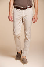 Milano Hose Chino Herren aus Stretch-Gabardine extra slim fit ①