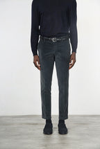 Milano pantalone chino uomo in velluto 500 righe extra slim fit ①