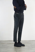 Milano pantalone chino uomo in velluto 500 righe extra slim fit ①