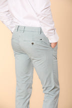 Milano Essential Herren Chino Hose aus Pima-Baumwoll-Twill Stretch Extra Slim Fit