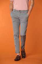 Milano Essential Herren Chino Hose aus Pima-Baumwoll-Twill Stretch Extra Slim Fit