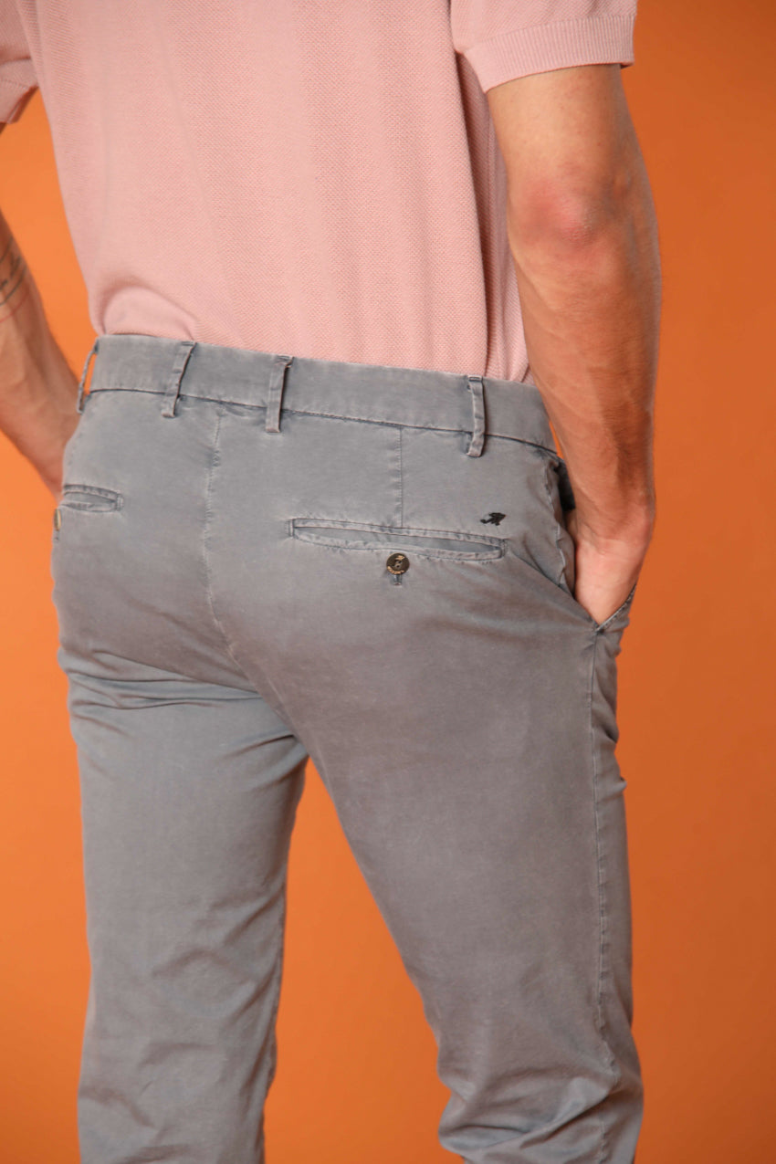 Milano Essential Herren Chino Hose aus Pima-Baumwoll-Twill Stretch Extra Slim Fit
