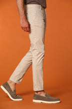 Milano Essential Herren Chino Hose aus Pima-Baumwoll-Twill Stretch Extra Slim Fit