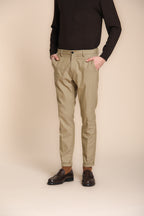 Foto 1 Osaka pantalone chino uomo in cotone lana carrot fit