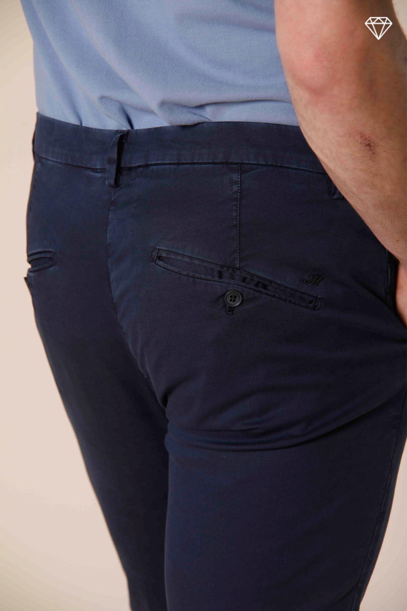 Osaka Herren Chino Hose aus Baumwolle und Tencel Carrot Fit ①