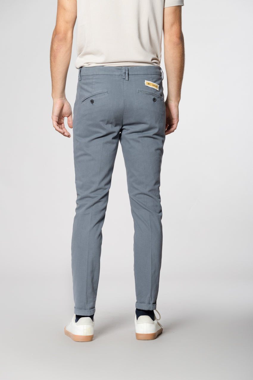 Osaka 1 Pinces Herren Chinohose aus Baumwolle-Wolle Carrot Fit