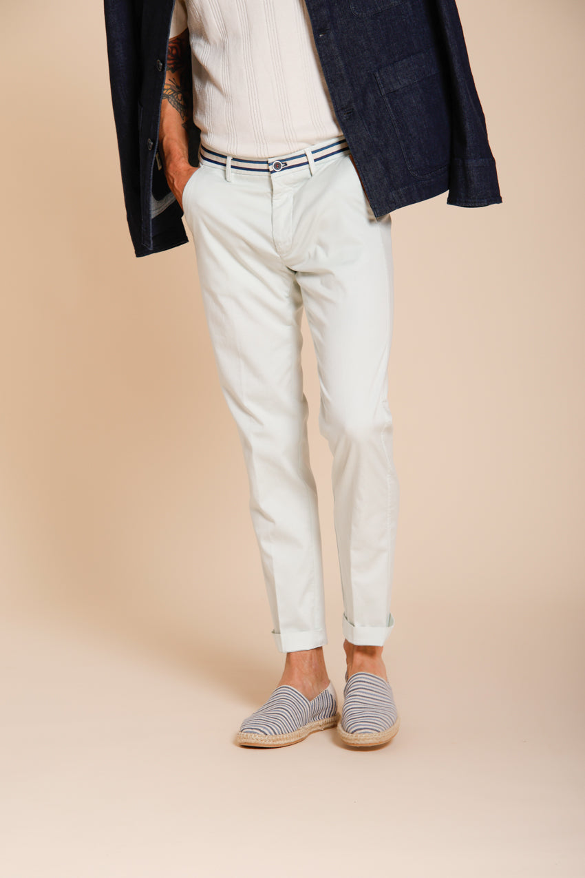 Torino Summer Hose Chino Herren aus Twill aus Baumwolle und Lyocell slim fit