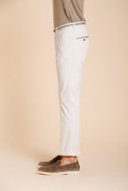 Torino Summer pantalone chino uomo in twill di cotone e lyocell slim fit