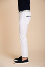 Torino Summer pantalone chino uomo in twill di cotone e lyocell slim fit
