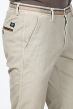 Torino Winter pantalone chino uomo in gabardina stretch slim fit