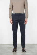 Torino Winter pantalone chino uomo in gabardina stretch slim fit