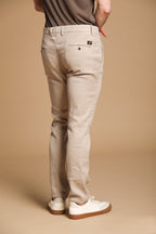 Torino Herren-Chinohose aus Baumwoll-Leinen-Twill Slim Fit