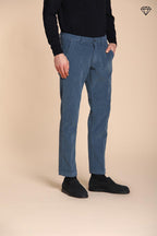 Foto 1 Torino pantalone chino uomo in velluto 1500 righe slim fit  ①