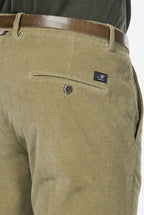 Torino men’s chino trousers in 1000-wale corduroy, slim fit ①