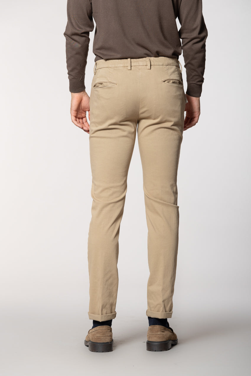 Torino Flex Herren Chinohose aus Satin Slim Fit