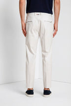 Torino Flex pantalon chino homme en gabardine stretch slim fit ①