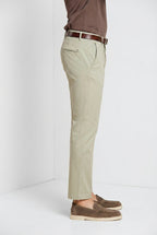 Torino Flex pantalon chino homme en gabardine stretch slim fit ①