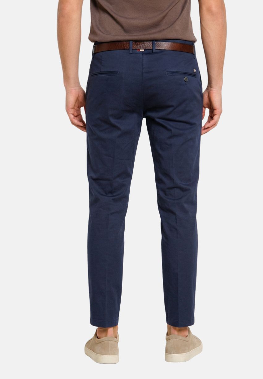 Torino Flex pantalon chino homme en gabardine stretch slim fit ①