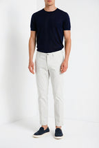 Torino Flex pantalon chino homme en gabardine stretch slim fit ①