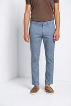 Torino Flex pantalon chino homme en gabardine stretch slim fit ①