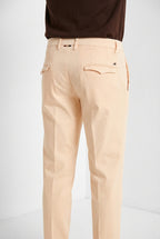 Torino 1 Pinces Flex pantalone chino uomo in gabardina super stretch slim fit