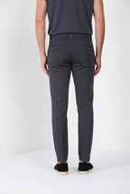 Torino City Icon Flex pantalón chino hombre en cavallery de algodón y lino stretch slim fit
